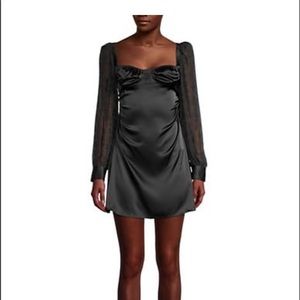 We Wore What Black Ruched Dress - NWT!!!